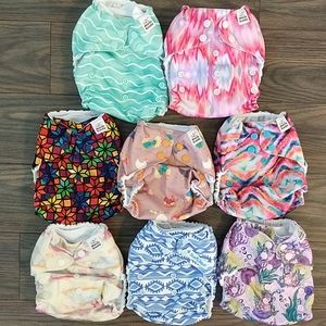 Mama Koala set of 8 pocket diapers
